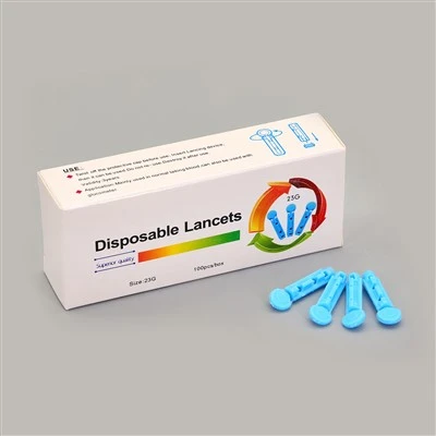 Lancete de siguranță de unică folosință Lancetă pentru glucoză din sânge pentru recoltarea sângelui prin înțepare cu degetul